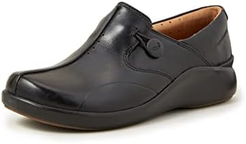 Clarks クラークス　ブラックレザー ローファー スリッポン Clarks スリッポン ローファー クラークス Ernest Free