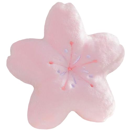 Coussins, Oreiller À Fleurs Sakuras Coussins Coussin De Siège Mignon Chaise en Fleur De Cerisier Oreiller en Peluche Fleur Décorative Kawaii Décor Chambre...