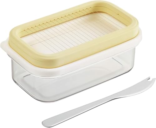 曙産業 バターケース カッター付き バターナイフ付き プレミアムカット 日本製 ST-3007