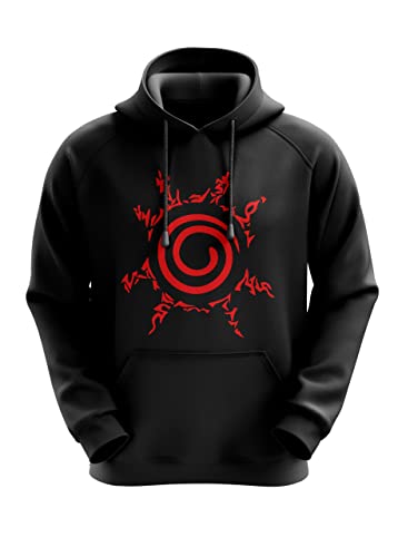 Image of crazymonk Naruto Kyuubi Seal Unisex Anime Hoodie