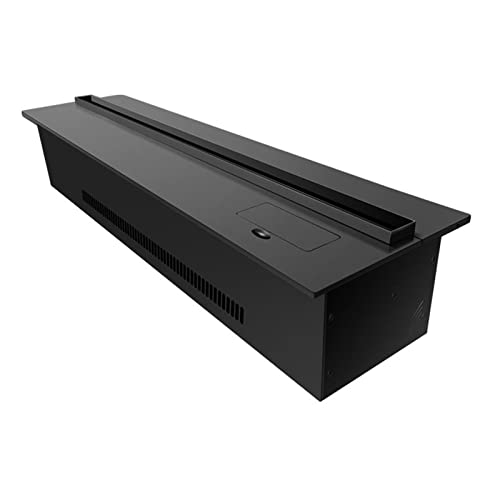Electric Fireplace 17, 8 cm (70, 8 Zoll), recessed Electric Fireplace?Low Noise Adjustable 13 Color 3D Flame?Fireplace with?Remote Overheating Protection Black Fireplace