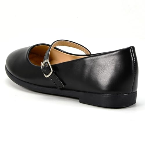 Nova Utopia Toddler Little Girls Dress Ballet Mary Jane Bow Flat Shoes3