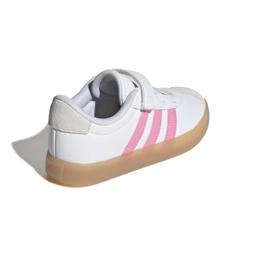 Image of adidas Kids' VL Court 3.0 Elastic Lace & Strap Shoe