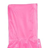 Relaxdays Regenmantel 2er Set, mit Kapuze, Regenponcho wiederverwendbar, Damen & Herren, wasserdicht, lang, leicht, pink