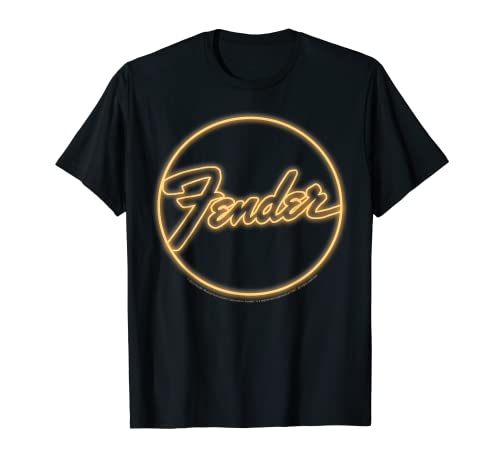Fender Neon Logo T-Shirt Cover