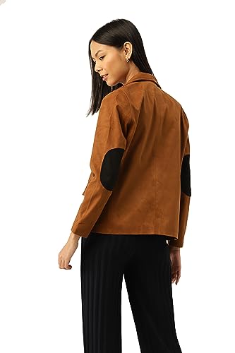 Image of Leather Retail Women's Suede Faux Leather Jacket