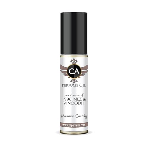 CA Perfume Impression of 1996 Inez &amp; Vinoodh Unisex Fragrance Oil Amber Woody Scent Long Lasting Perfumes for Women &amp; Men Travel Size TSA Ready Mini Parfum Body Oil Roll-on 0.33 Fl Oz 10ml
