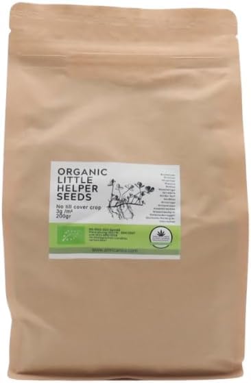 Organic Little Helper Seeds/Cover Crop 1kg - Begleitpflanzen und Untersaat für Living Soil - Gründüngung für den Indoor Cannabis Anbau