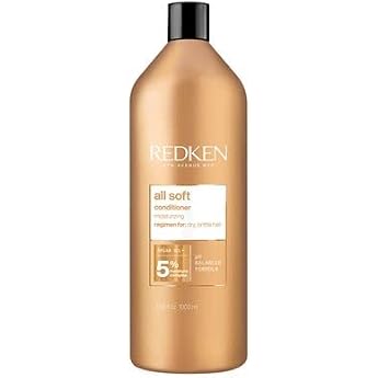 Redken Conditioner for dry and brittle hair invigorates and hydrates with fatty acids antioxidants and argan oil all soft conditioner