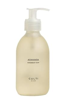 Culti MILANO Hand and Body Soap - Aramara - Nourishing and Moisturizing Liquid Hand Soap 250ml/8.5oz
