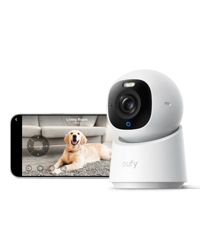 eufy Security Indoor Cam E30 4K UHD Indoor Security Camera, Latest Generation, Dog/Baby/Pet Camera,...