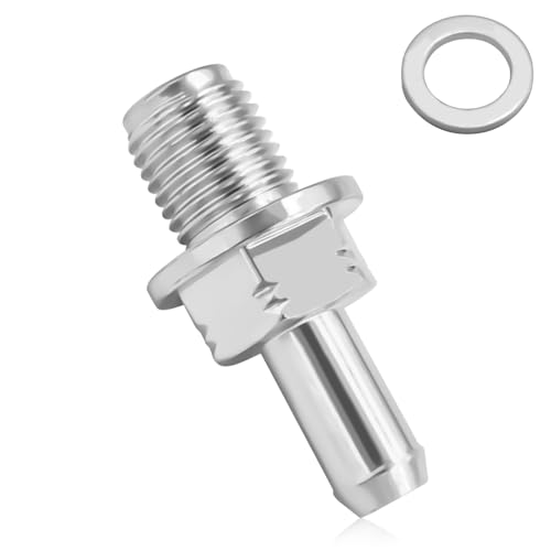 MLAHUIER PCV Valve with Gasket PCV Valve Kit Replacement OEM#17130-PND-A01 17130-RBB-A01 Crankcase Ventilation Valve Compatible with Honda CRV Accord Element Civic Acura ILX RSX NSX(Silver)