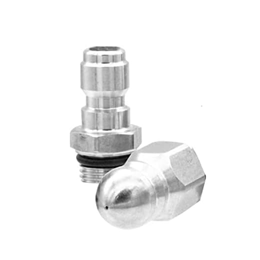 MIZORLIE Stainless Steel Sewer Jetter Nozzles