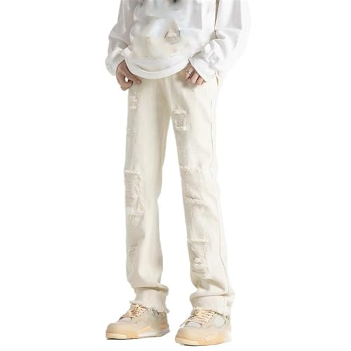 Men's Jeans Spring Winter Straight Casual Pants