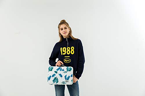 Kinmac 360° Protective Water Resistant Laptop Sleeve Case Bag With Handle For Macbook Pro 14 Inch,13.5 Inch-13.9 Inch And 14 Inch Laptop(Banana Leaf) #TOP6