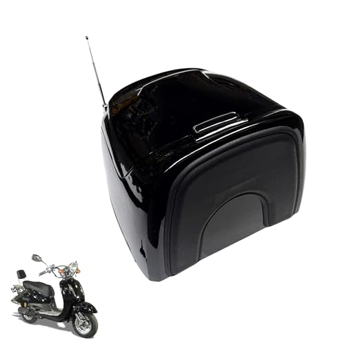 TOPCASE Koffer in schwarz f&uuml;r AGM ZNEN QT-E Retro Cruiser BAOTIAN YIYING QINGQI SHENKE SARO Sport Jinlun KREIDLER MOTINO REX RS LINTEX TAURIS Burnout NOVA Alpha Motors China Roller Easy Cruiser