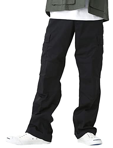 カーゴパンツ BDU ジッパーフライ メンズ  ブラック M
