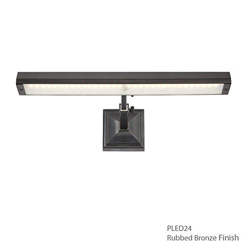 Wac Lighting Pl-Led24-27-An 24In Rubbed Bronze Hemmingway Led Picture Light, Large #TOP1