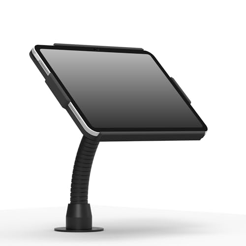 VidaMount Black Open Enclosure and Flexible Desk/Wall Surface Mount [Bundle] Compatible with Amazon Fire 7