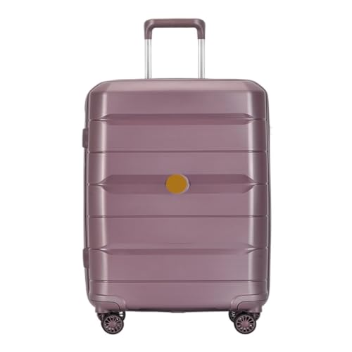 Suitcase High-end Aluminum Frame Trolley Case 20/24/28 Inch Boarding Case Suitcase Internet Celebrity Suitcase Suitcase Tags(Purple,28in)
