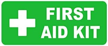 Amazon.com: First Aid Kit Inside Sticker Decal Vinyl Emergency Rescue ...
