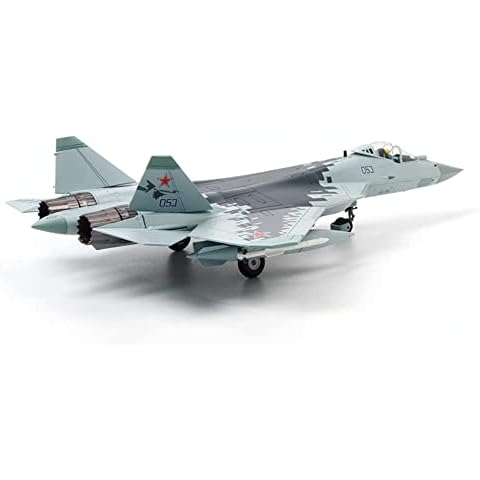 NUOTIE 1/72 SU-57 Russian Sukhoi Fighter DieCast Aircraft Military Display Model Cover