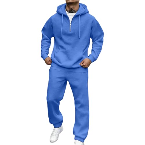 Men Sweatsuits Sets 2 Piece Set Oversized Ligh Weight Work Out Jogging Sets - image 1