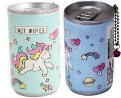 Wet Wipes Cane – Mini Portable Wet Wipes Tissue Cane Container for Face & Body Cleaning, 30 PCS, Adorable Unicorn Design for Kids & Women (Pack of 2) (Color As per Avalibility).-image-22