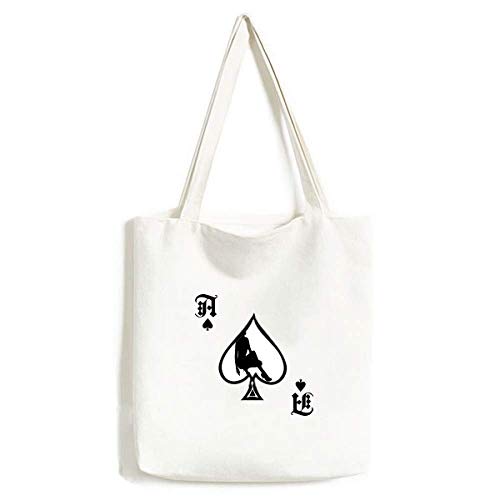 Sac lavable motif poker spade et sous-vêtements thermiques anti-glisse