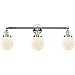 Innovations Lighting 205-PC-G201-6 Beacon - 3 Light Bath Vanity, Polished Chrome Finish with Matte White Glass