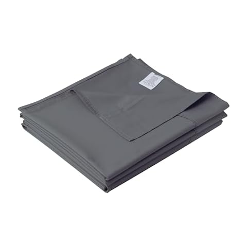 Cotton Cal King Flat Sheet Only, 600 Thread Count 100% Egyptian Cotton Top Sheet 1Pcs, Cool & Breathable Flat Bed Sheets Wrinkle, Fade, Stain Resistant (Dark Grey Cal King) Cover