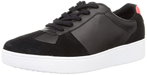 [フィットフロップ] レディース RALLY LEATHER FELT SUEDE PANEL SNEAKERSオックスフォード