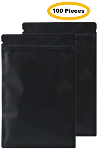 Smell Proof Resealable Bags (4 x 6 Inches Pack of 100)