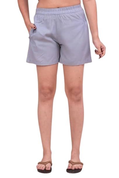 Ultra-Soft Cotton Shorts for Home & Sleep – Relaxed Fit-picture-48