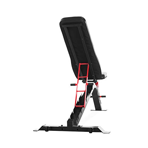 CAP Barbell Strength FID Workout Bench | Flat Incline Decline Positions, Black/Red - Home Fitness Guru CAP Barbell Strength FID Workout Bench | Flat Incline Decline Positions, Black/Red - Image 9
