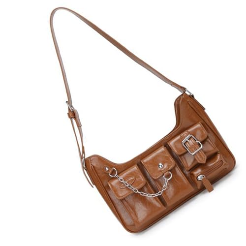 Sac bandoulière multi-poches esthétique avec grand volume de rangement