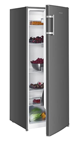 Cookology CTFR240IX Tall Freestanding Larder Fridge 240 Litre, 143cm High and 55cm Wide with 5 Adjustable Shelves and Reversible Door - In Inox - Image 4