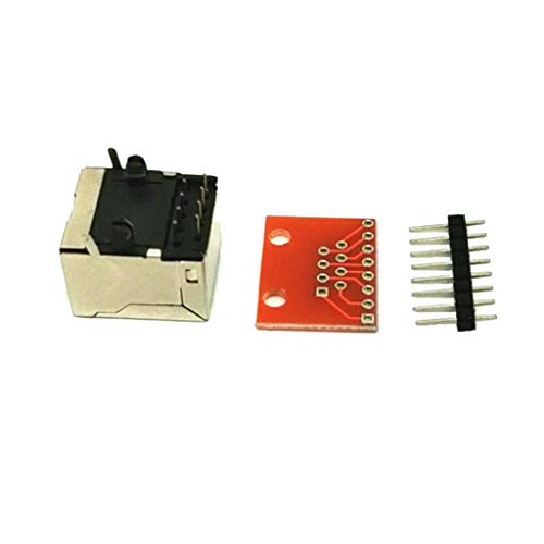 harayaa 10 stuks kleine RJ45 8P8C Connector Breakout Adapter Module Onderdelen Gereedschap Set - Afbeelding 4