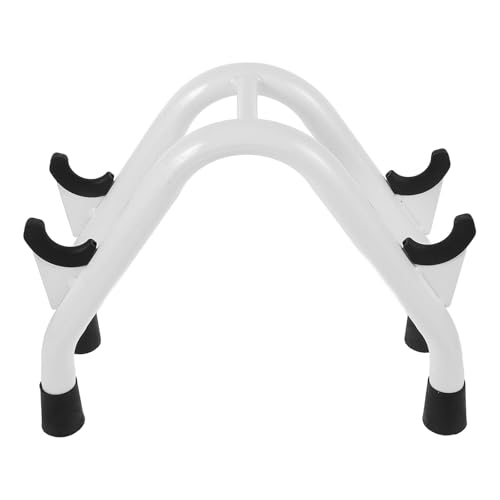 HOMOBABE Soporte para Mancuernas Resistente al Desgaste, Soporte de Almacenamiento de Hierro Base Antideslizante, Rack para Mancuernas de Gimnasio, Accesorio de Fitness para Casa, Equipo
