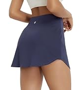 baleaf Womens Tennis Athletic Skirt Golf Skorts for Women High Waisted with Shorts Pockets Running