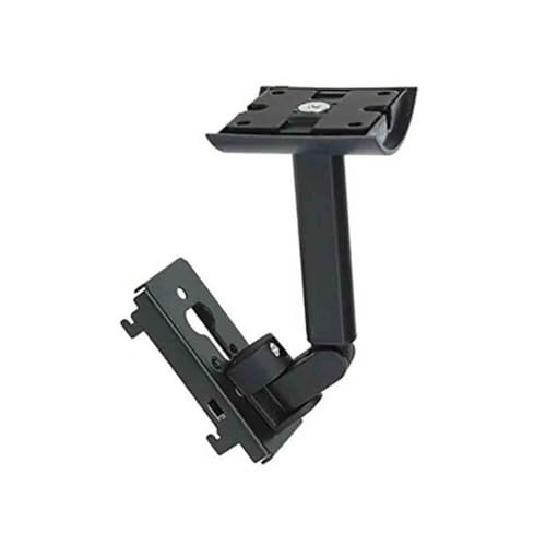 Support de projecteur mural et de haut-parleur de plafond noir durable