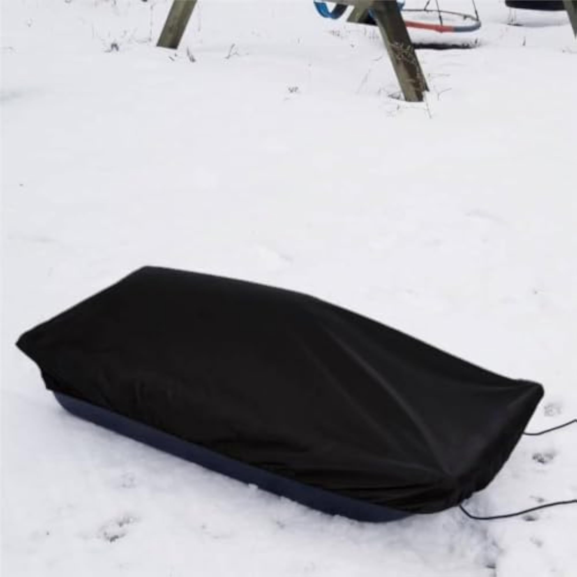 Dustproof Ice Fishing Sled Cover, Black Outdoor Gear