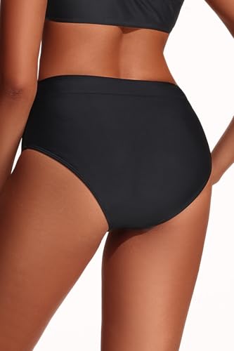 Holipick Women Bathing Suit Bottoms - High Waisted Bikini Bottoms Full Coverage Tummy Control Swim Bottom2