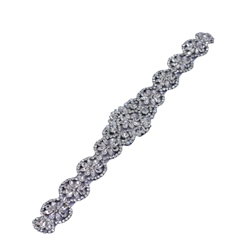 Bridal Rhinestones Sash Applique Pearls Beaded Belt Handmade Crystal Belts Elegant Evening Dress Accessories