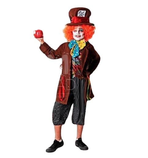 Juguetutto - Disfraz Sombrerero para niño - Halloween (7-9 años)