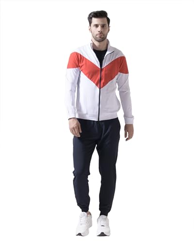 Image of OFF LIMITS Men's NSL CHEV Full Zipper Running Sports Tracksuits