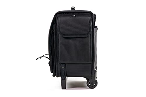 MCY MXLT-RB3 Laptop Storage Roller Bag Up To 3 Laptops for Schools Office Gaming Laptops - Black, 16x16x9 inches3
