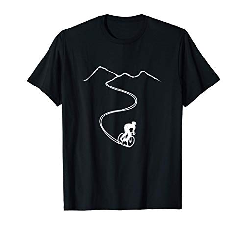 Bicicleta de calle y montaña. Ciclista Triatlón Regalo Camiseta