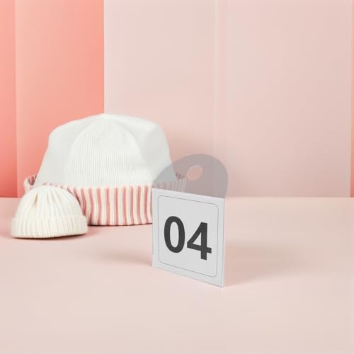 Étiquettes numérotées pour cintres en papier couché 200G rigide Uonlytech