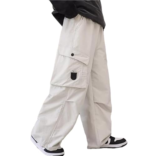 Pantalon cargo garçon ample et confortable pour baskets